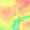 Mazagran topographic map, elevation, terrain