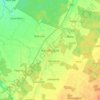 Vandžiogala topographic map, elevation, terrain