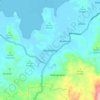 Kwandang topographic map, elevation, terrain