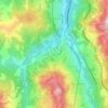 Lagaro topographic map, elevation, terrain