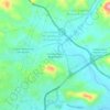 Colonia Mangos (El Quemado) topographic map, elevation, terrain