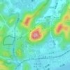 玉皇山 topographic map, elevation, terrain