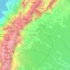 Sucumbíos topographic map, elevation, terrain
