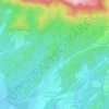 Ostrožno topographic map, elevation, terrain