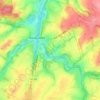 Mont de l'Escaille topographic map, elevation, terrain