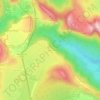 Bricia topographic map, elevation, terrain