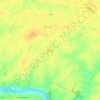 Pruneville topographic map, elevation, terrain