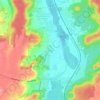 Courty topographic map, elevation, terrain