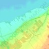 Gentilly topographic map, elevation, terrain