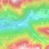 Bondo topographic map, elevation, terrain