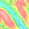 Bokove topographic map, elevation, terrain