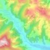 Cocoșești topographic map, elevation, terrain