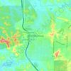 Bukit Beruntung topographic map, elevation, terrain