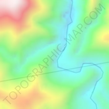 Kepi/ Todia topographic map, elevation, terrain