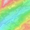 Carrouge topographic map, elevation, terrain
