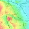 Woodlands topographic map, elevation, terrain