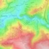La Vaulx Richard topographic map, elevation, terrain
