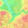 Daugavpils topographic map, elevation, terrain
