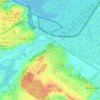 Pinchefalise topographic map, elevation, terrain