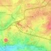 Pont de l'Olive topographic map, elevation, terrain