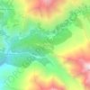 Tengboche topographic map, elevation, terrain