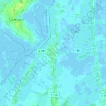 Iselersheim topographic map, elevation, terrain