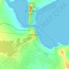 Sheshatshiu topographic map, elevation, terrain