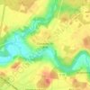 Chaumes-en-Brie topographic map, elevation, terrain