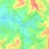 Bourg Tourné topographic map, elevation, terrain