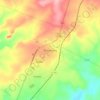 Theunissen topographic map, elevation, terrain