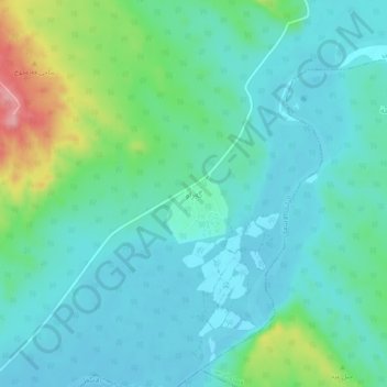 Garaw topographic map, elevation, terrain