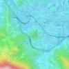 Kam Shan topographic map, elevation, terrain