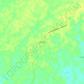 Laurel 2 topographic map, elevation, terrain
