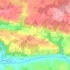 Kermoisan topographic map, elevation, terrain