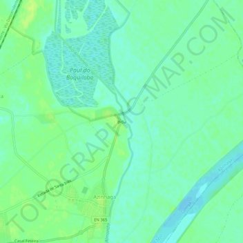 Brôa topographic map, elevation, terrain