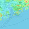 Lantau Island topographic map, elevation, terrain