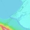 Manapouri topographic map, elevation, terrain