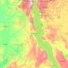 Tanganyika topographic map, elevation, terrain