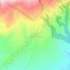 Santa Cruz Texmalaquilla topographic map, elevation, terrain