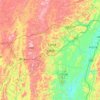 长顺县 topographic map, elevation, terrain