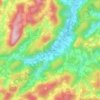 Alto Jequitibá topographic map, elevation, terrain
