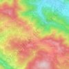Vrabče topographic map, elevation, terrain