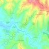 Á dos Ruivos topographic map, elevation, terrain