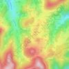 Le Chêne topographic map, elevation, terrain