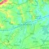 Leuze-en-Hainaut topographic map, elevation, terrain