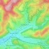 Salchendorf topographic map, elevation, terrain