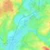 Le Montet topographic map, elevation, terrain