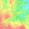 Longhorsley topographic map, elevation, terrain