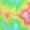 Colle del Lis topographic map, elevation, terrain