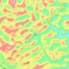 Nongyao topographic map, elevation, terrain
